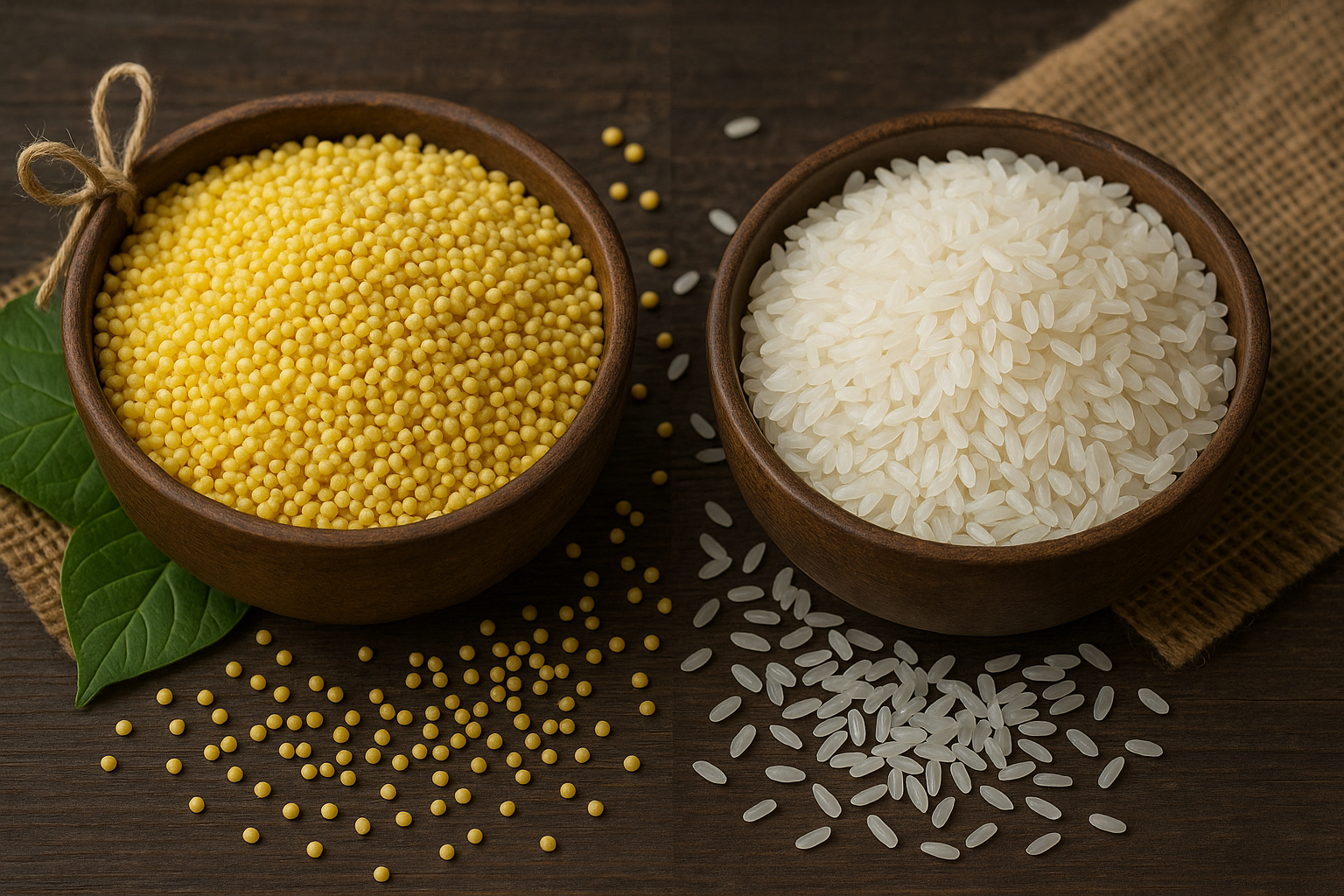 Yellow Millet Vs White Rice